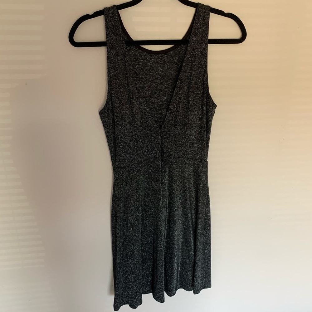 H&M NWT Sparkly V-Lowcut Back Dress